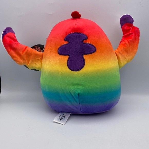 Squishmallow 8” Stitch Disney Pride Collection Lilo & Stitch LGBTQ+ HTF LTED NEW - Picture 3 of 6